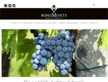 Tablet Screenshot of bonomonte.com